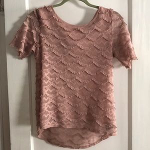Sanctuary Nude / light pink top
